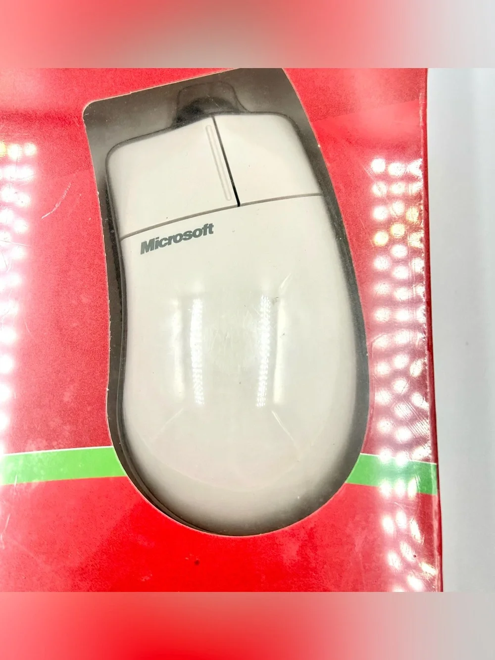Vintage Microsoft 2 Button PS/2 Computer Mouse New Sealed Intellipoint WIN32